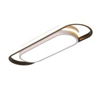 zishuo shop Appliques Murales, Plafonniers Linéaires Led Modernes, Plafonnier Métallcâblé À Intensité Variable Avec Abat-Jour En Acrylique,S Semi-Encastrés Pour Salon, Cuisine, Salle À Manger, Couloir