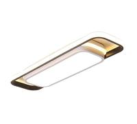zishuo shop Appliques Murales, Plafonniers Linéaires Led Modernes, Plafonnier Métallcâblé À Intensité Variable Avec Abat-Jour En Acrylique,S Semi-Encastrés Pour Salon, Cuisine, Salle À Manger, Couloir