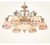 zishuo shop Appliques Murales,S de Salon Enil, 5+3 Lumières, Abat-Jour 7 Pouces E27X40W/6 Têtes 86 * 55Cm/A