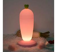 zishuo shop Appliques Murales, Veilleuse Rechargeable Pour Enfants Et Tout-Petits -De Table Led Multicolore Sans Bpa, Luminosité Réglable, Rechargeable Par Usb, Minuterie D'Arrêt Automatique/Rose/A