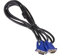 ZISONIX Câble VGA pour moniteur TV PC SUB-D mâle vers mâle Noir 1,8 m