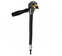 ZiStarlilife 1 adaptateur de perceuse à angle droit de 90 degrés avec tige hexagonale de 635 mm, extension flexible pour tournevis électrique, métal haute résistance pour installation de réparation