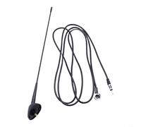 ZiStarlilife 1 antenne de toit de voiture avec base et câble pour Fiat Punto 1993 et plus OEM 2858939969 Noir ABS Caoutchouc Pièce de rechange pour réception de signal du véhicule