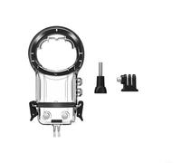 ZiStarlilife 1 boîtier de plongée invisible pour Insta360 X5, coque étanche en polycarbonate avec support, protection transparente pour plongée, natation, plongée avec tuba