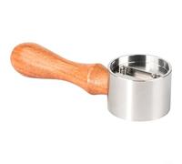 ZiStarlilife 1 bouton de levier de vapeur pour machine à expresso Breville 840/870/878/875/880, en acier inoxydable et en bois, pièce de rechange avec poignée ergonomique pour café Barista Home
