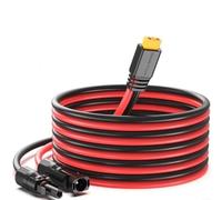 ZiStarlilife 1 câble d'extension solaire 10 AWG vers XT60 avec fil de cuivre étamé pour charge à courant élevé, résistant à la chaleur de 40 °C à 200 °C, pour connexion de panneau solaire au