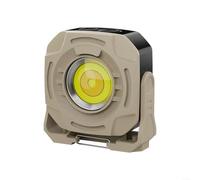 ZiStarlilife 1 lampe de poche LED magnétique 5000 mAh 2400 lm rotative à 360 ° 6 temps de couleur avec écran intelligent rechargeable pour réparation de camping, gris (amandes)