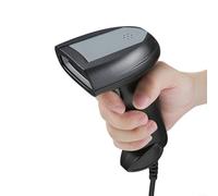 ZiStarlilife 1 lecteur de codes-barres USB 1D portable pour une lecture rapide dans un entrepôt de vente au détail, bibliothèque, gestion des stocks, appareil compact ABS noir, 165 x 67 x 10 cm