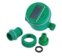 ZiStarlilife 1 minuteur d'arrosage de jardin avec retard de pluie et commande manuelle, contrôleur d'irrigation automatique pour pelouse, cour, piscine, serre, matériau ABS, vert