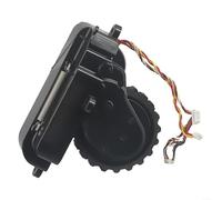 ZiStarlilife 1 roue de rechange pour aspirateur robot iSWEEP D520 pour Cecotec pour conga 1690 Pro 3290 3490 3590 3690 3790 3890 Roulette d'entraînement gauche et droite en plastique noir (roue gauche