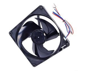 ZiStarlilife 1 ventilateur de refroidissement pour réfrigérateur HH0004140A Ventilateur CC silencieux haute vitesse avec construction en cuivre pour congélateur, cuisine, espaces calmes, ABS, noir