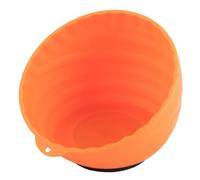 ZiStarlilife Bol de rangement magnétique pour pièces de 15,2 cm, boîte à outils avec base magnétique pour atelier, garage (orange)