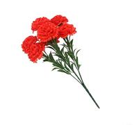ZiStarlilife Bouquet d'oeillets artificiels avec 7 têtes, arrangement de fleurs artificielles en plastique pour décoration de maison et de bureau, cérémonie de mariage, fête de jardin, fête des mères