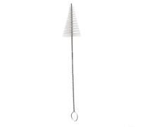 ZiStarlilife Brosse de nettoyage en acier inoxydable 304 et nylon de qualité alimentaire pour un entretien précis des outils de décoration de gâteaux, design compact pour les boulangers et les cours