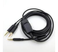 ZiStarlilife Câble audio en cuivre de 2,45 m compatible avec les casques Beyerdynamic MMX300 2ème génération Design flexible résistant aux enchevêtrements pour une transmission fiable du signal