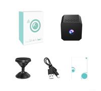 ZiStarlilife Caméra de sécurité sans fil avec détection de mouvement pour vision nocturne, support magnétique, pas d'Internet nécessaire, pour la surveillance intérieure à domicile, accès à distance