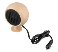 ZiStarlilife Chauffage de cabine de camion 24 V 240 W PTC céramique dégivreur 2 en 1 ventilateur et ventilateur de refroidissement rotatif à 360° Support rotatif à 360° Désembueur compact ABS noir 150