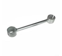 ZiStarlilife Clé de réglage de charnière de porte en métal, pour charnières de drapeau écart de 8 à 25 mm, clé d'alignement de construction en acier, installation de porte robuste (19-25 mm)