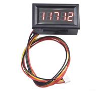 ZiStarlilife Compteur de fréquence numérique tachymètre, avec affichage LED à 5 chiffres, pour moteur sans balais, capacité anti-interférence, plage 0,15 Hz à 100 kHz, entrée DC 3 V-15 V (une petite