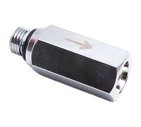 ZiStarlilife Connecteur unidirectionnel de plongée sous-marine 3/8-24, régulateur de pression basse et moyenne, adaptateur anti-fuite en cuivre pour une alimentation en air sous-marine sécurisée (3/8