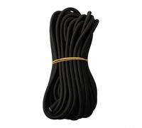 ZiStarlilife Corde élastique marine de 6 mm - Corde anti-chocs noire pour bateaux, kayaks, planches de surf - Équipement d'extérieur - Ligne extensible robuste - Longueur : 10 m