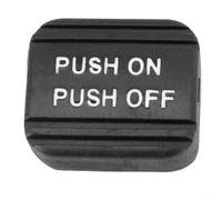 ZiStarlilife Couvre-pédale de frein de voiture en caoutchouc de rechange pour Honda CR-V 2007-2011, Odyssey 1999-2010, Pilot 2003-2008, MDX, RDX, TL CL, compatible avec 47120S0X003