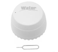 ZiStarlilife Détecteur de fuite d'eau ZIGBEE pour capteur d'inondation Tuya Smart Home avec alarme en temps réel, notification à distance et arrêt automatique de la valve pour cuisine, salle de bain