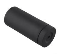 ZiStarlilife Distributeur de savon en silicone à double compartiment, flacon compressible, pour savon à main, lotion, huile essentielle, noir, 14 x 6 cm