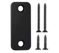 ZiStarlilife DurFor Able MetFor Al Lot de 2 cache-trous de porte conçus pour dissimuler les ouvertures de porte vides laissées par des serrures ou des boutons, améliore la sécurité des portes ancrées