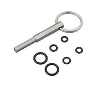 ZiStarlilife Ensemble d'outils de réparation de machine à café avec tête ovale en acier inoxydable, avec 6 anneaux en caoutchouc pour Capresso pour modèles Franke