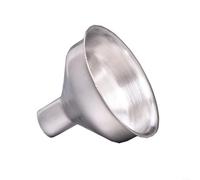 ZiStarlilife Entonnoir flasque en acier inoxydable pour whisky, bar, cuisine, petit entonnoir de remplissage en métal argenté pour bouteilles d'alcool (S)