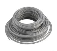 Zistarlilife Fil de débroussailleuse de 3 mm avec noyau en acier de 35 m pour débroussailleuse robuste compatible avec la plupart des tondeuses à gazon et débroussailleuses dans l'entretien du jardin