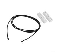 ZiStarlilife Filet de rangement pour voiture, camping-car, clôture robuste, anti-chute, déflecteur de sécurité avec corde pour camping-car, remorque, caravane, organisation en matériau ABS (blanc)