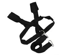 ZiStarlilife Harnais de traîneau avec taille réglable et épaulettes élargies, sangles en nylon robuste et longue ceinture de traction pour la course à pied, l'entraînement de résistance, le football