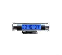 ZiStarlilife Horloge numérique LED pour grille d'aération de voiture avec rétroéclairage, angle réglable de 0 à 70 °C, accessoire d'intérieur compact pour conduite de nuit