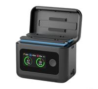 ZiStarlilife Hub de charge rapide 27 W avec écran LED pour batterie Insta360 X5, boîtier d'alimentation bidirectionnel intelligent, design compact pour aventure en plein air
