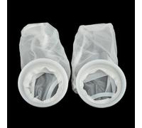 Zistarlilife Ibc Lot de 2 couvercles filtrants en nylon pour réservoir d'eau de pluie Dn75, 200 mailles réutilisables, feutre aiguilleté de qualité alimentaire pour jardinage et industrie