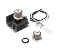 ZiStarlilife Igniter 91360 Kit de remplacement avec bouton de commande latéral et boîtier collecteur compatible avec Weber pour barbecue à gaz Spirit E-210/E-310/E-320, ensemble complet de 5 pièces