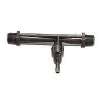 ZiStarlilife Injecteur d'engrais Venturi de 1,27 cm, pour mélangeur d'irrigation de filetage BSP pour système d'égouttement de jardin agricole, outil de mélange efficace pour l'alimentation des