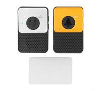 ZiStarlilife Interphone sans fil avec système vocal - Communication bidirectionnelle duplex intégrale avec 8 niveaux de volume - Portée de 305 m - Indicateur LED pour la maison et le bureau