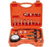 ZiStarlilife Jauge de pression de carburant, testeur de pression de cylindre 0-140 PSI pour véhicules essence diesel, outil de diagnostic portable pour voitures, SUV, camions, machines agricoles