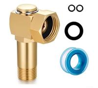 ZiStarlilife Kit d'adaptateur de tuyau d'arrosage en laiton pour réparation de bobine, comprend un connecteur et des accessoires pour l'irrigation de pelouse et agricole