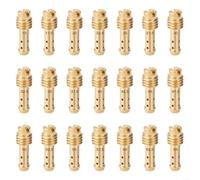ZiStarlilife Kit de 21 pièces de jet pilote de carburateur en cuivre réglable 15-65 tailles pour Mikuni VM pour TM pour TMX VM22 210 AX100 EN GN moteur tuning réparation moto