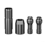 ZiStarlilife Kit de conversion meuleuse d'angle avec filetage profond pour modèles de 100 types, adaptateur en métal pour couper, meuler et polir, noir, idéal pour les projets de bricolage (lot de 2)