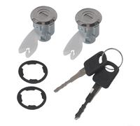 ZiStarlilife Kit de cylindre de serrure de porte avec clés pour Ford F-150 F-250 F-350 Super Duty Explorer pour Ranger Econoline Series F2UZ1522050A