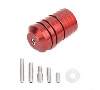 ZiStarlilife Kit de poids stabilisateur, barre d'équilibre, contrepoids, 28,3 g, 56,7 g, 113,4 g, accessoires en alliage d'aluminium pour sports de plein air (rouge)