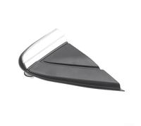 ZiStarlilife Lot de 1/2 garnitures de moulage d'aile pour Chevrolet 2018-2023, numéro de pièce OEM 84107340 84107341, pièces de rechange pour pilier d'angle de rétroviseur noir argenté (droite)