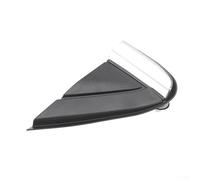 ZiStarlilife Lot de 1/2 garnitures de moulage d'aile pour Chevrolet 2018-2023, numéro de pièce OEM 84107340 84107341, pièces de rechange pour pilier d'angle de rétroviseur noir argenté (gauche)