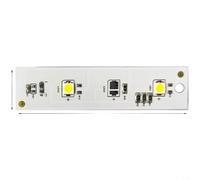 ZiStarlilife Lot de 1 bande lumineuse LED pour réfrigérateur Samsung BCD-212NNVS Pièce de rechange DA41-00754B Entrée 12 V Luminaire intérieur lumineux avec design compact de 8 x 2 cm PCB pour cuisine
