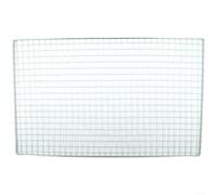 ZiStarlilife Lot de 1 grille de barbecue en maille pour barbecue japonais coréen, grille métallique en fer galvanisé pour camping, pique-nique, feu de camp, cuisine en plein air (40 x 25 cm)